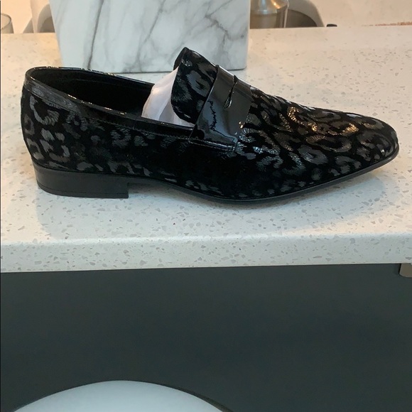 aldo mens leopard print shoes